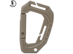 5 Carabinas D Leve Outdoor Cor Barro