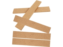 Conjunto de 5 fitas adesivas de cortiça natural Gadpiparty para Quadro Messages, ideais para decorar paredes e mesas.
