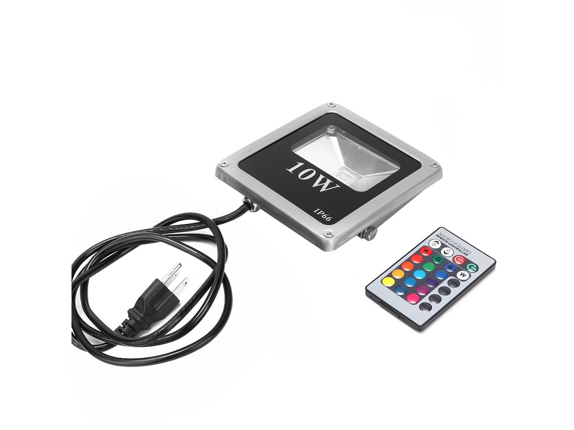 2026 lâmpada de Inundação Led Rgb de 10w Impermeável para Jardim, Pátio e Gramado Ao Ar Livre