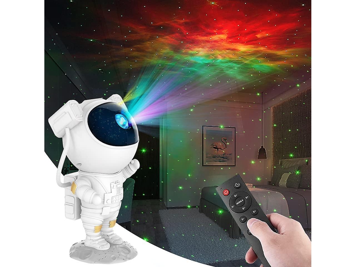 Projetor De Estrelas Astronauta, Luz Noturna Galáxia, Espacial Céu Estrelado, Nebulosa, Luminária Teto Com Temporizador E Controle Aquaforge