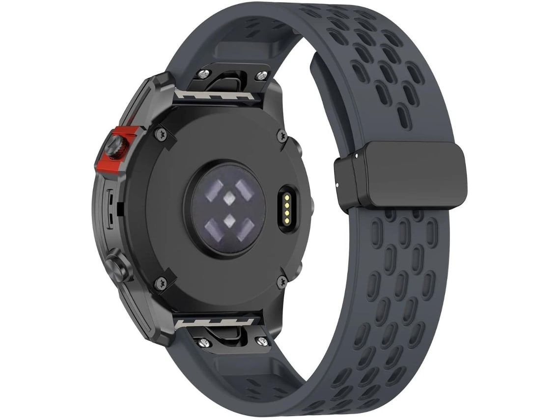 Pack 2X Bracelete Snapflow para Garmin Instinct 2S Cinzento e Verde VEANXIN