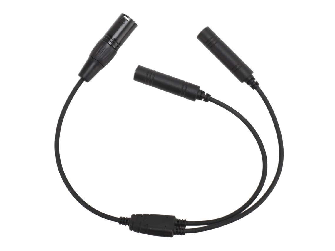 Aetheria adaptador de Fone de Cabeça de Aviação Ga Plugue Duplo para Conector Xlr 5 Pinos Airbus