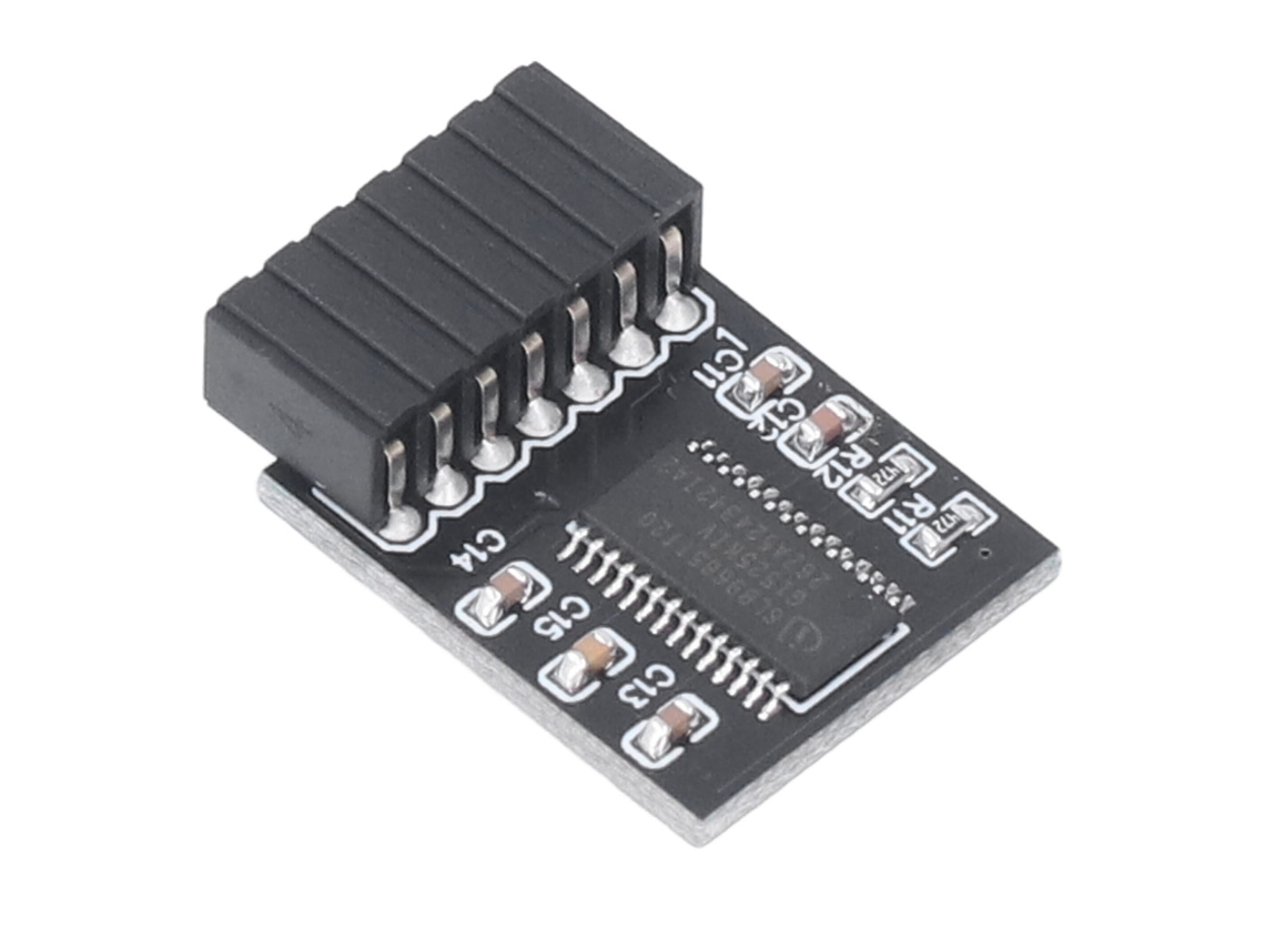Laxiscreed Tpm 2.0 Chip 14-pin Lpc Módulo De Segurança Com Encriptação Remota
