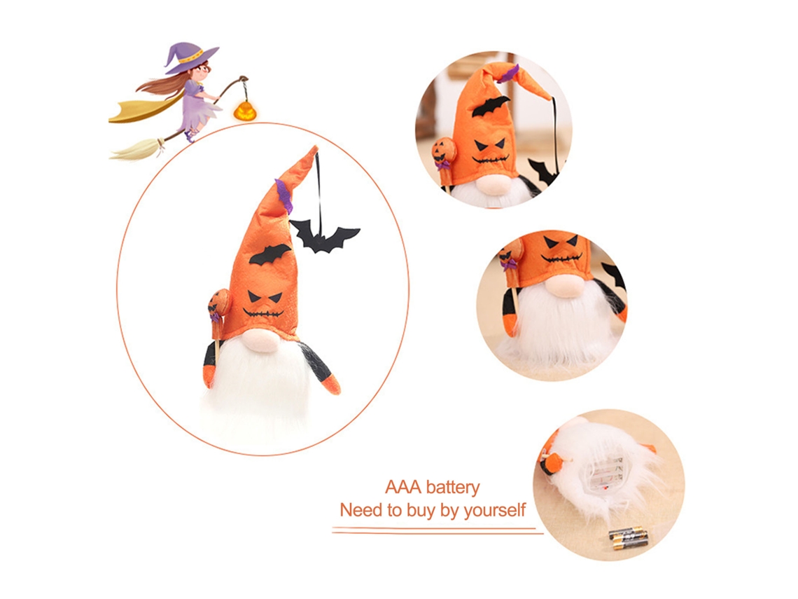 Laxiscreed Conjunto De Decoração De Halloween Com Folhas, Abóboras E Frutas Vermelhas