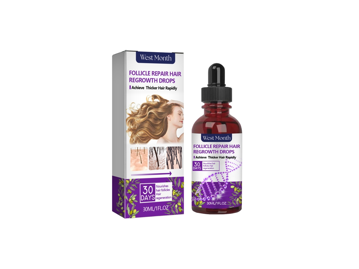 Sérum Crescimento Rápido de Cabelo, Solução Eficaz para Cabelos Mais Grossos LAXISCREED