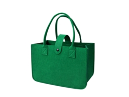 Sacola Dobrável De Feltro Resistente A Rasgos, Ideal Para Compras, Piqueniques E Uso Diário. Amarela.