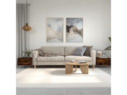 Vidaxl Mesas De Centro 2 Pcs 50x46x35cm Deriv. Madeira Carvalho Fumado