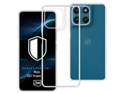 Capa Motorola Moto G57 Power 3mk Hardy Vision Case Transparente