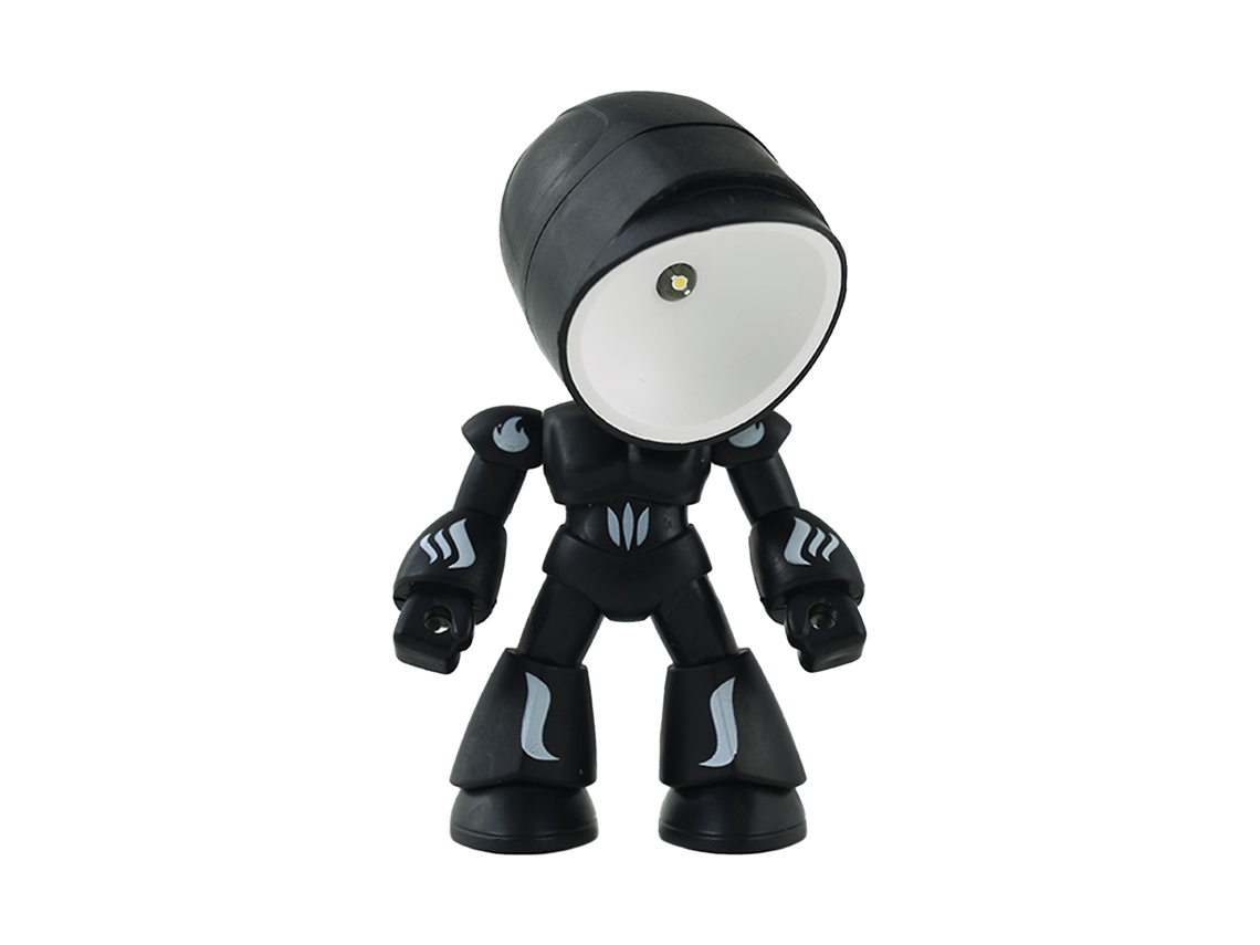 Lâmpada De Mesa Mini Led Diy Adorno De Noite Cartoons Preto