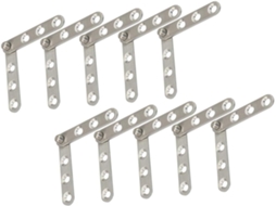 Conjunto De 10 Dobradiças Aço Inoxidável Para Armários, Ocultas 360
