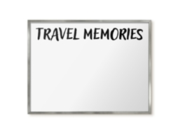 Magnetic Glass Board Travel Memories For The Hall Espelharte (80x60 Cm)