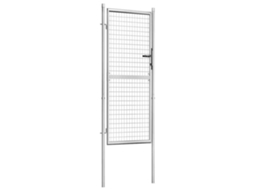 Maison Exclusive - Portão De Jardim Em Aço Galvanizado 105x200 Cm Prata