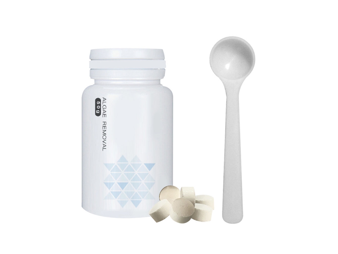Poder de limpeza para aquários e espelhos de água LAXISCREED
