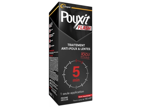Spray Antipiolhos e Lêndeas Flash 150 Ml POUXIT