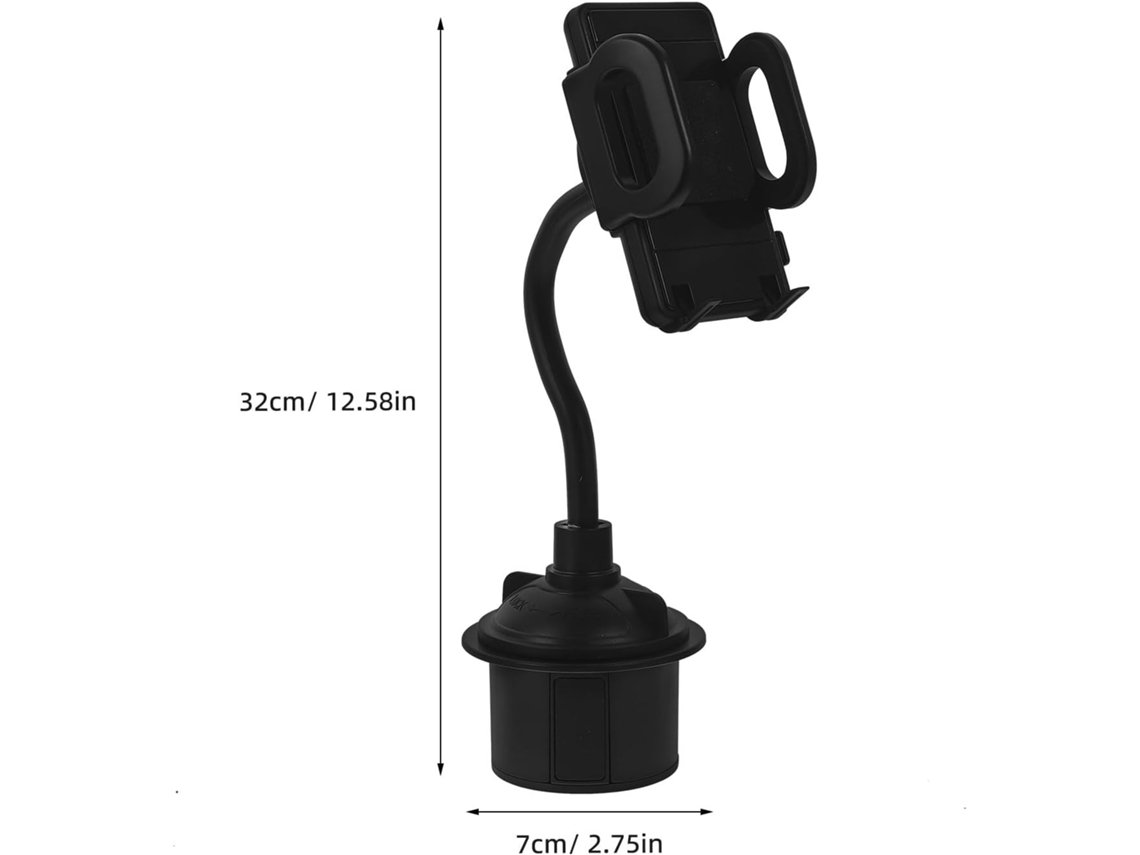Suporte Para Celular Veicular Com Altura E Ângulo Ajustáveis