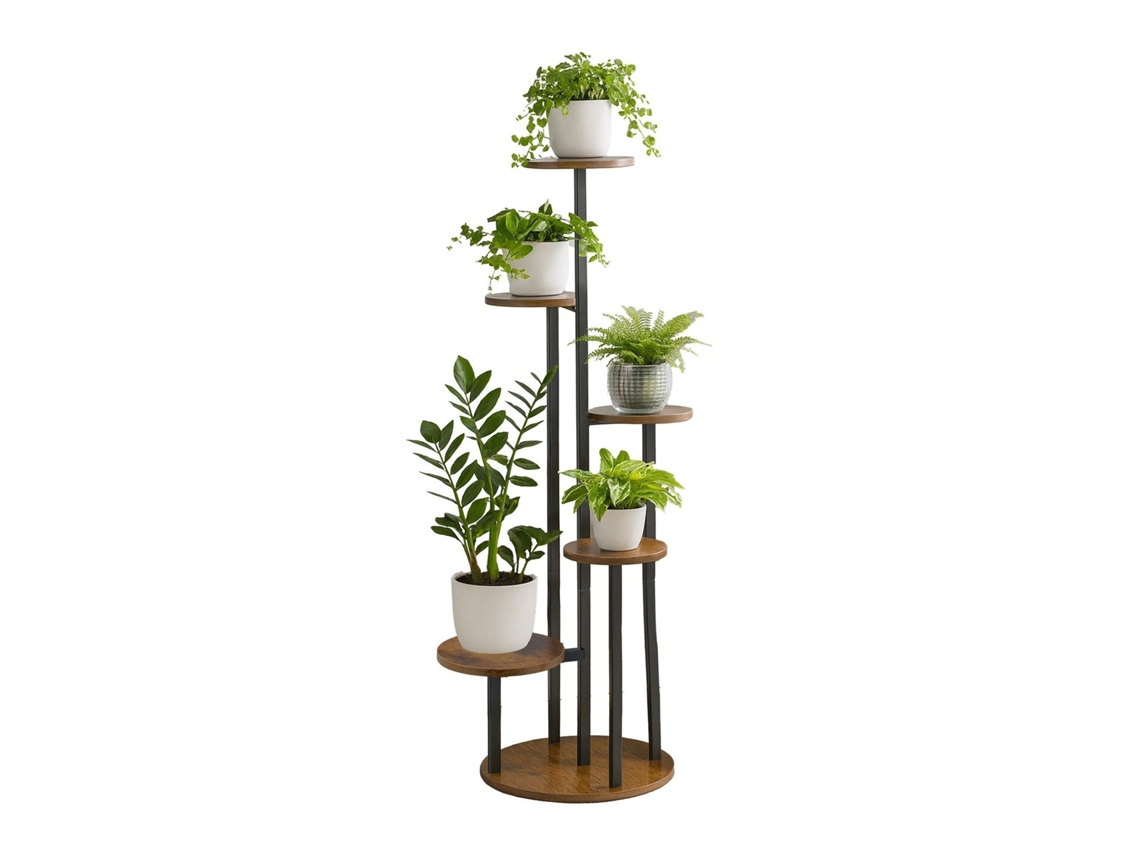 Suporte Para Plantas 5 Níveis Com Prateleiras Econômicas