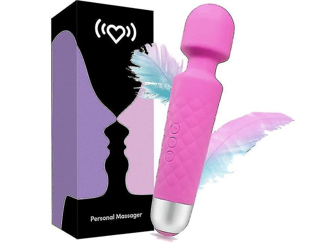 Vibrador Em Bastão De Massagem Yunzii Ccr0317zzh44 Massagem Corporal Pessoal Rosa