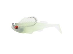 Lure Anti-snagging Deep Diving Jumping Fish Soft Worm With Hook Black King Kong Fishhook Transparent Green 75mm/13g
