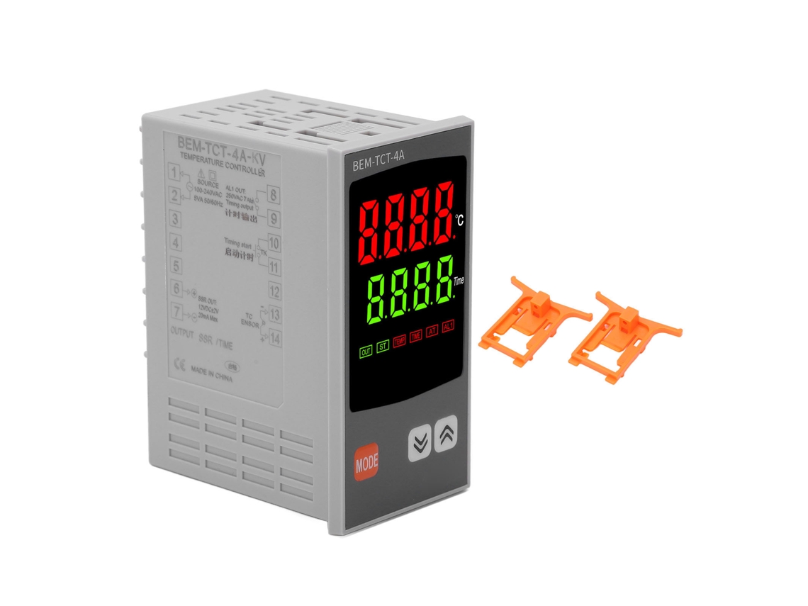 Controlador de Temperatura Pid Termostato Regulador Industrial Display Led 7 Segmentos Ac 100 240v