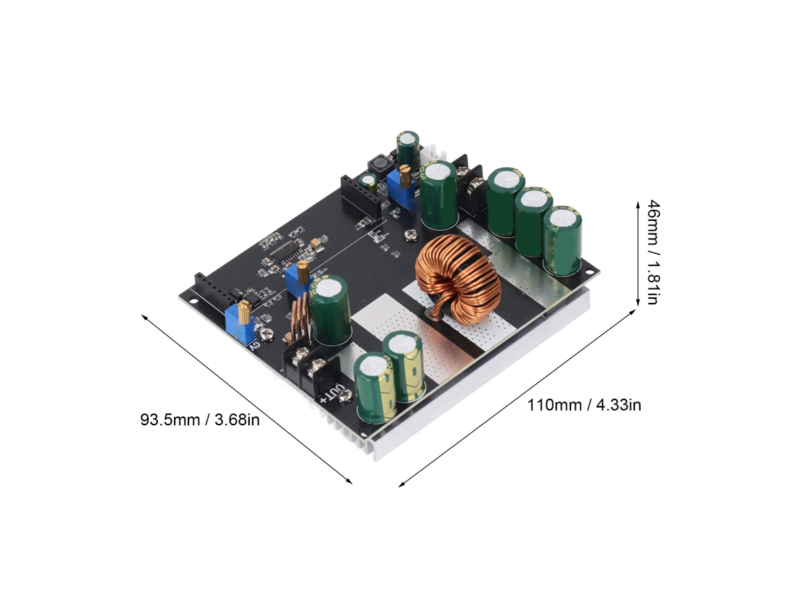 Módulo Conversor Buck Boost 30a Solar Carregamento Mppt