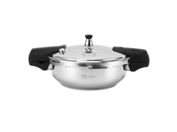 Panela Pressão Em Aço Inox 304 Laxiscreed Para Gás E Indução, Fundo Duplo, Segura E Duradora