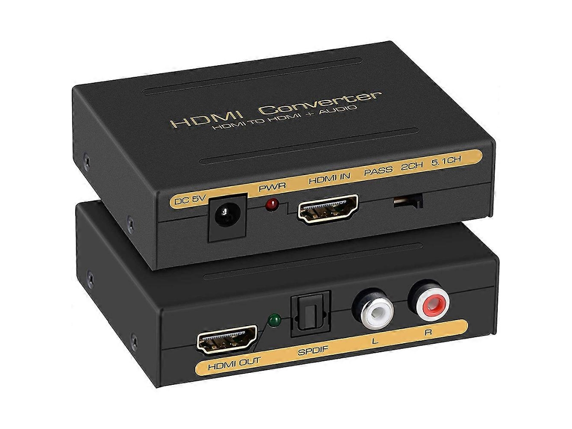 Conversor Hdmi Para Hdmi+ Áudio(spdif H/v)(plugue Ue)(preto)