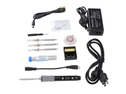 Kit De Ferro De Soldar Portátil Laxiscreed Com Pontas Para Electrónica E Projetos Diy
