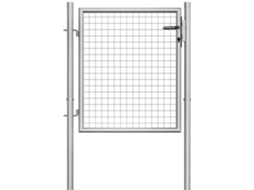 Garden Gate, Garden Gates Vidaxl Prateado Aço (105 X 75 Cm)