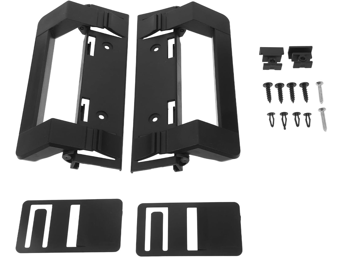 Conjunto De Puxadores De Porta De Geladeira Em Plástico Preto Para Autocaravanas (1 Peça)