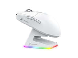 Rato Gaming Leve X6 Sem Fios, Três Modos (com Fio, 2,4g E Bluetooth 5.2), Dpi Máximo De 26000, Iluminação Rgb, Base De Carregamento Tátil