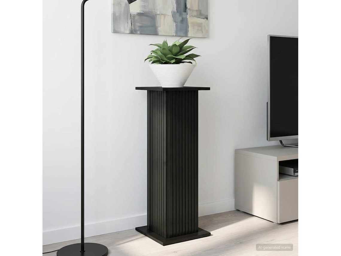 Vidaxl Suporte Para Plantas Preto 30,5 X 30 X 80,5 Cm