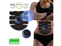 Estimulador Muscular Ems Sem Fio, 8 Modos, Massageador Abdominal MDUG