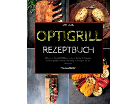Livro Optigrill Rezeptbuch de andré paolin (Inglês)