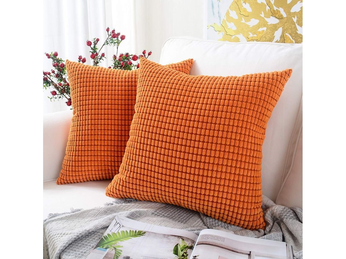 Pacote de 2 capas de almofada de veludo, 45x45cm NOVA LINE