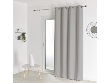 Cortina Blackout Ignífuga M1 Cinza Pérola 140 X 260 Cm HOME MAISON