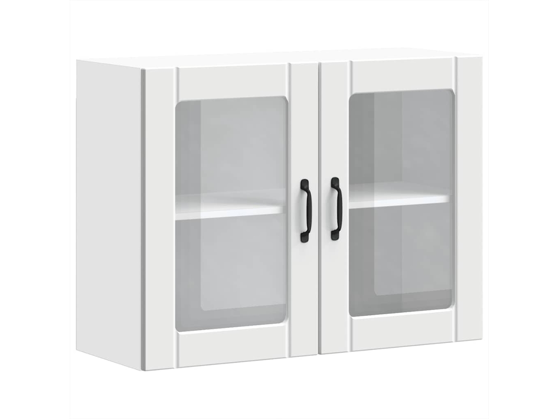 Armário de Parede de Cozinha Porta Vidro Lucca Branco MAISON EXCLUSIVE
