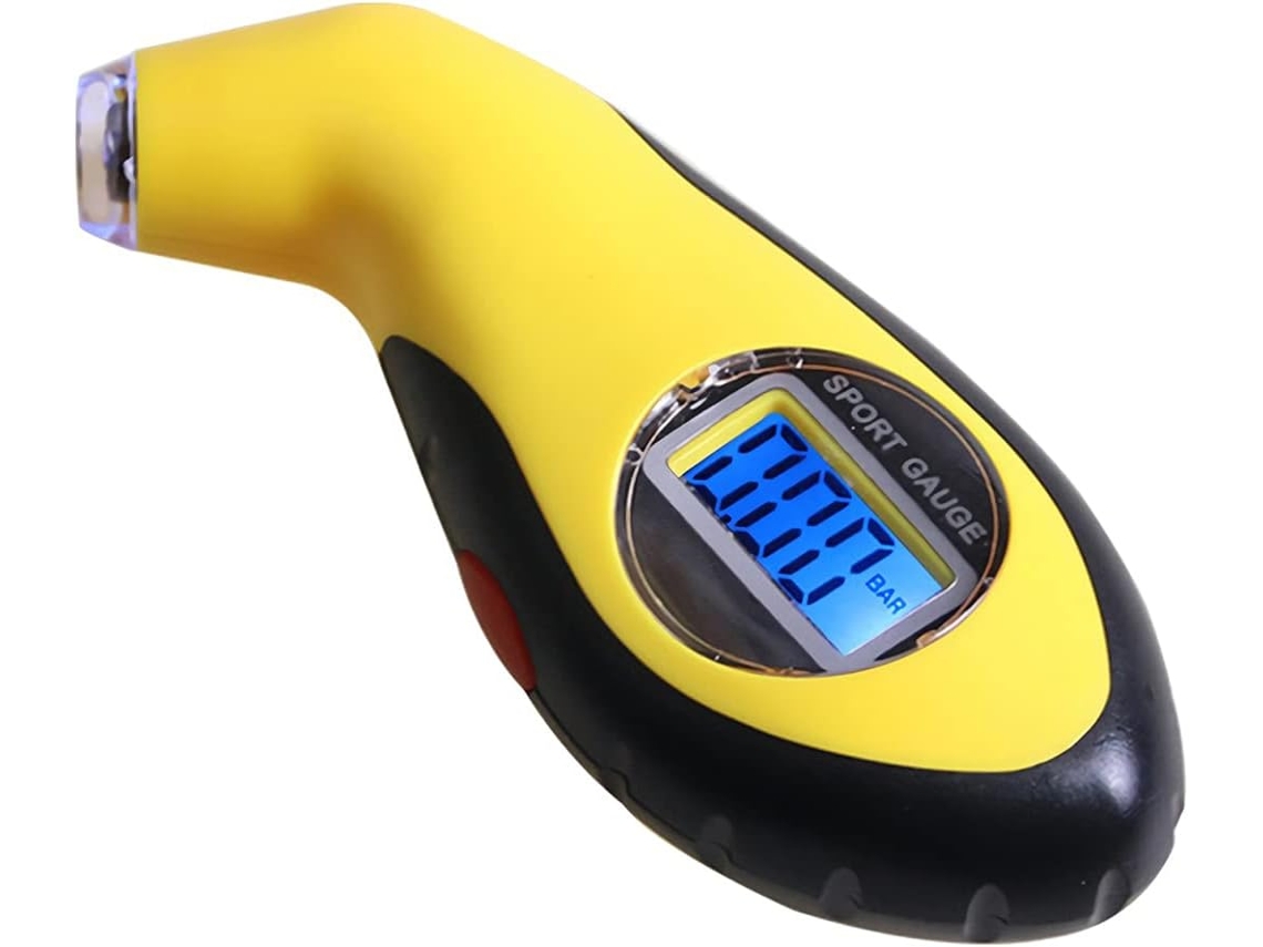 Medidor De Pressão Pneus Digital Led Lifcasual 0~150 Psi Com 4 Alta E