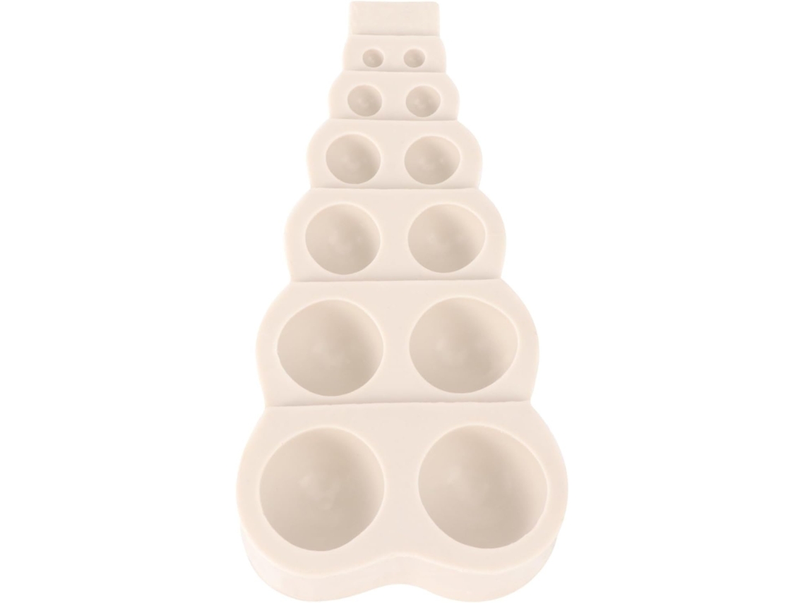 Molde De Silicone Para Pérolas E Fondant, Hemisférios De Chocolate