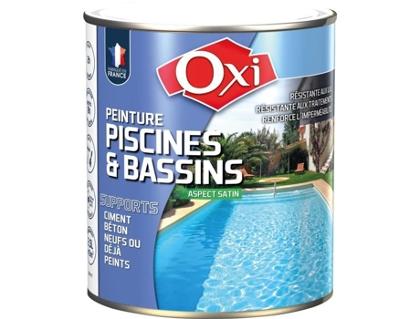 Tinta Para Piscina Oxi 2,5 L Branco Cetim Gliceroftálico