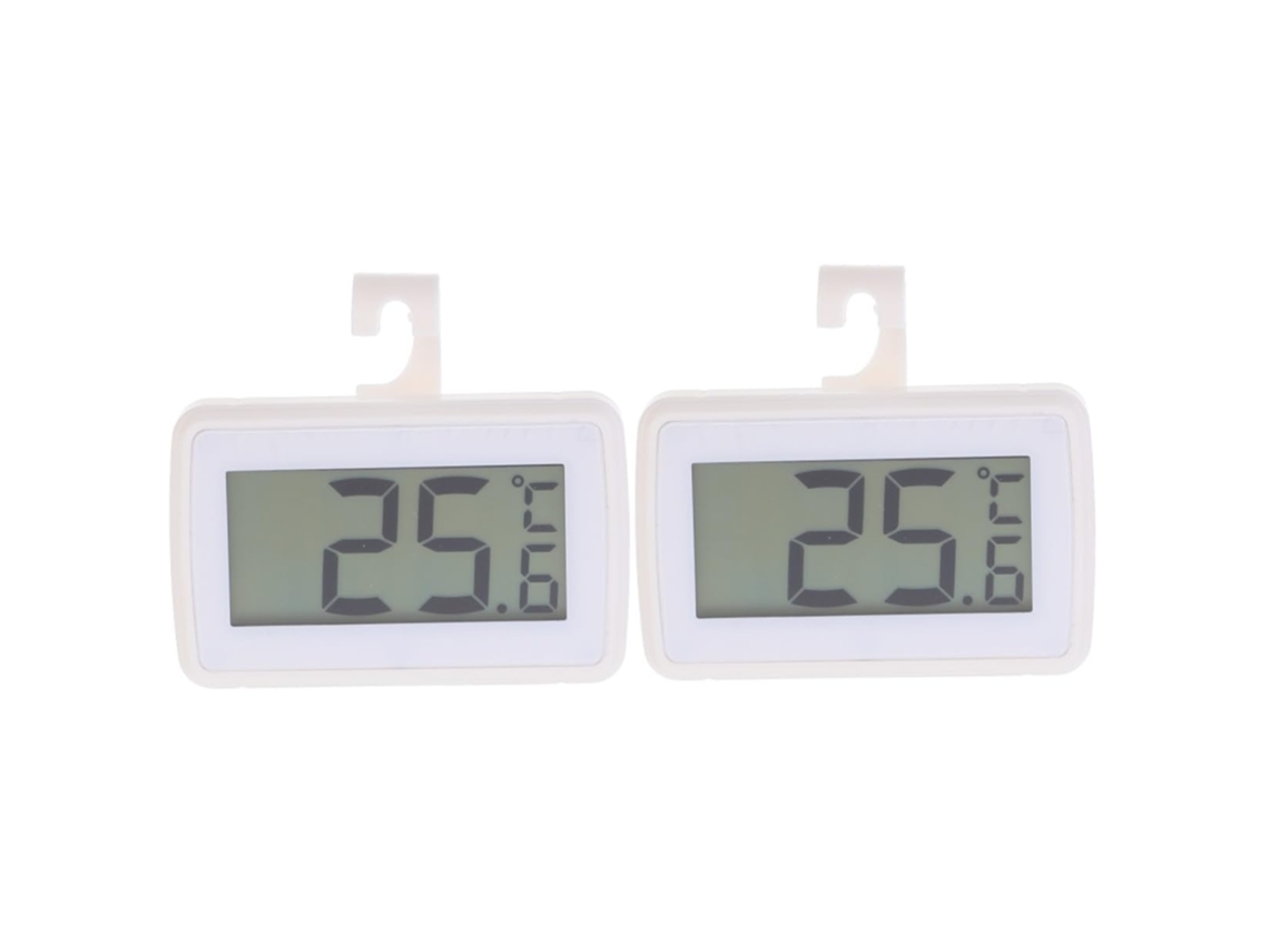 Galpada 2 Unidades Termômetro De Geladeira À Prova D Água, Medidor De Temperatura Digital Para Compartimentos Freezer