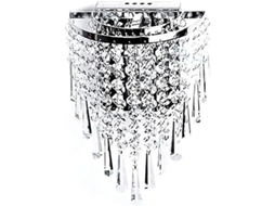Lâmpada De Parede De Cristal Moderna 2025 Cromada E14 220v Para Sala De Estar Banheiro Casa Decoração Interior