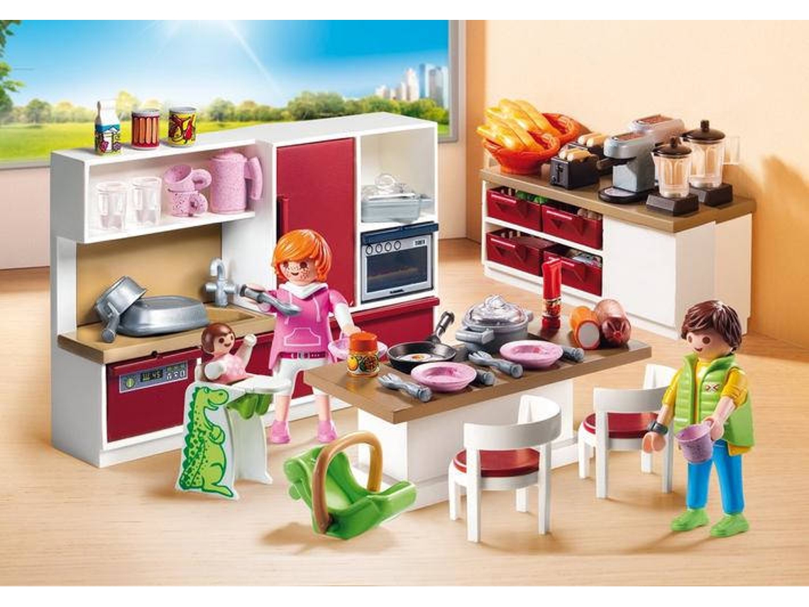 PLAYMOBIL City Life:  Cozinha 9269 (Idade mínima: 4 - 102 Peças)