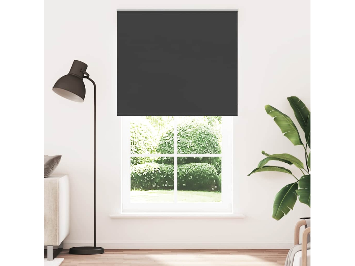 Vidaxl Persiana De Enrolar 125x210 Cm Largura Tecido 121,6cm Poliéster