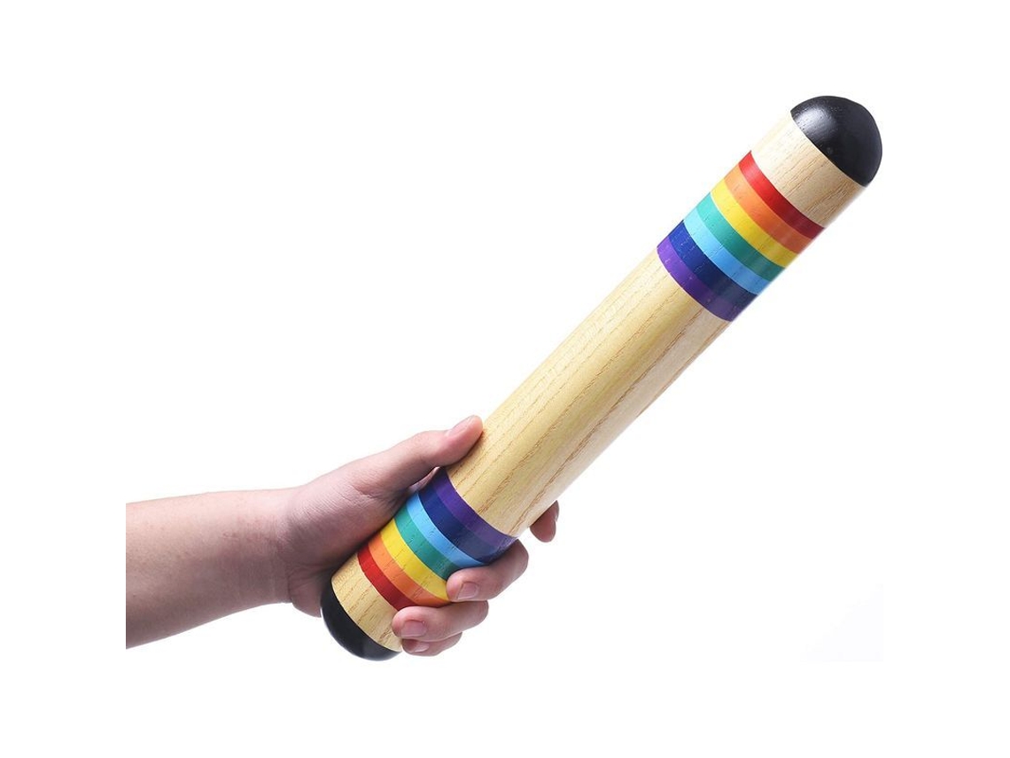 Instrumento Musical de Chuvas em Madeira de 13,8 Polegadas, Varinha de Chuva com Som Calmante para Educação Infantil