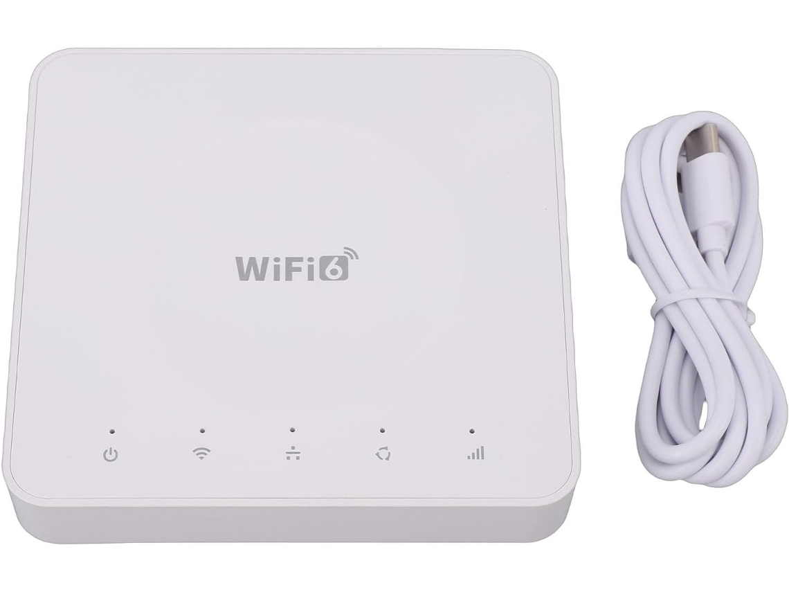 Hotspot Wi-fi Portátil 4g, Roteador Com Cartão Sim E Duas Portas Lan,