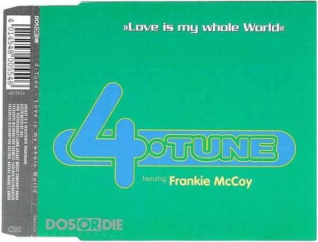 Cd Love Is My Whole World Dos Or Die Recordings