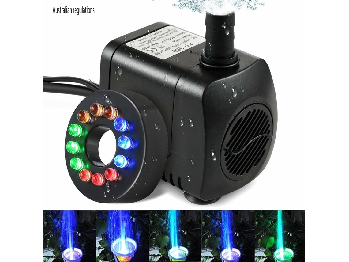 Bomba de Água Fontain Elétrica 12led