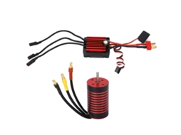 Kit Motor Sem Escova Esc 35a 4400kv Para Carros Rc 1/12 1/14 Com Torsão Grande E Proteções Múltiplas