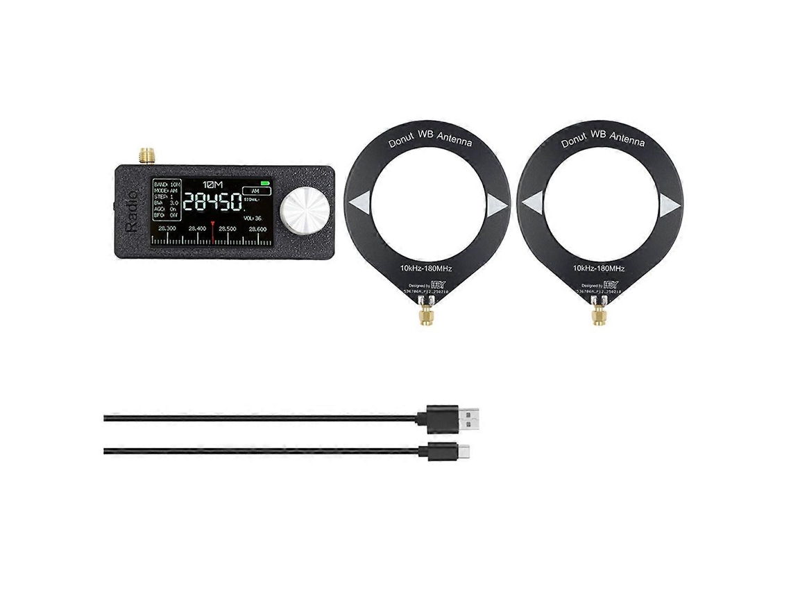 Mini Rádio Portátil Si4732, 10 Khz 180 Mhz, Lsb, Usb, Am, Fm, De Bolso, Receptor De Rádio Para Todas As Bandas Com Antena. Olysi Shop