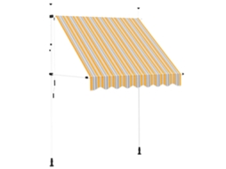 Retractable Awning, Retractable Awnings Vidaxl Multicolor Tecido (n/a)